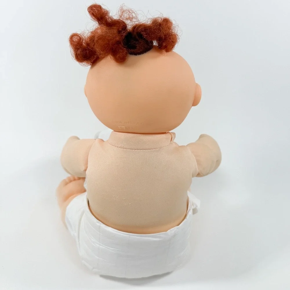 1989 Hasbro Cabbage Patch Kids Baby Doll Mold 17 Blue Eyes Red Hair OAA Xavier R